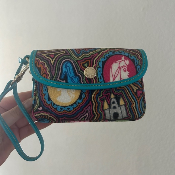 Dooney & Bourke x Disney Parks Pebbled Leather Princess Wristlet – Like New - Picture 12 of 13